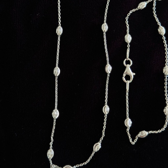 Necklace and bracelet set 925 silver - Picture 3 of 4